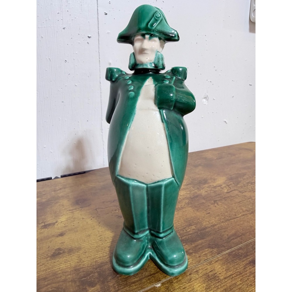 Franor Royale Napoleon Bonaparte Ceramic Decanter Bottle Made in France Vintage
